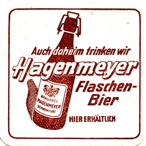 schweinfurt sw-by hagenmeyer quad 1b (185-flaschenbier-braun)